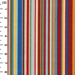 Rose & Hubble - 100% Cotton Poplin - Multi Stripes - 112cm / 44